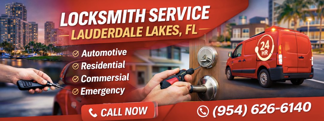 T&Z Locksmith Lauderdale Lakes - Professional 24 Hour Locksmith Service